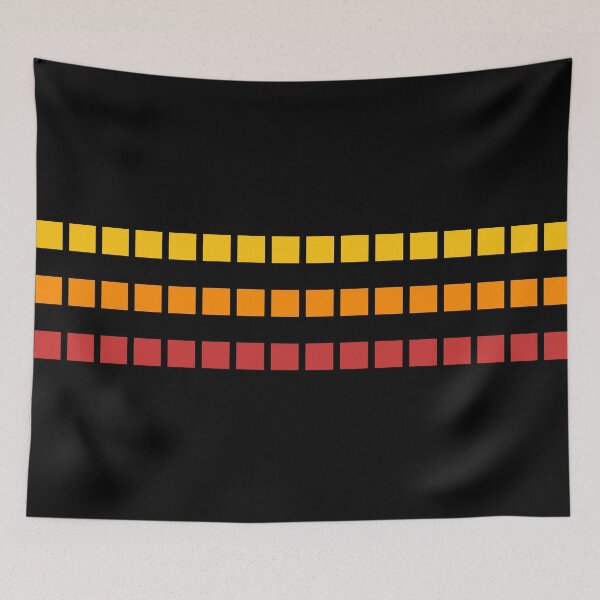 Item preview, Yellow, orange & red boxes on black designed and sold by Mint + Midnight.