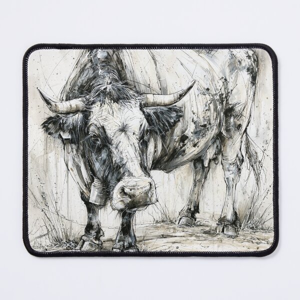 Item preview, Cheshire Cow — Expressive Ink & Watercolour Sketch designed and sold by Elaine Marie Young.