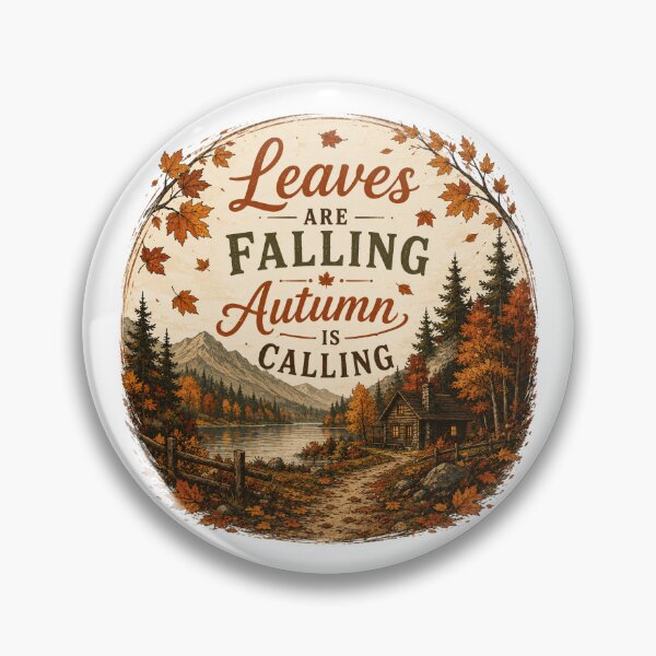 Item preview, Autumn leaves calling by the lake designed and sold by Side Quest Co..
