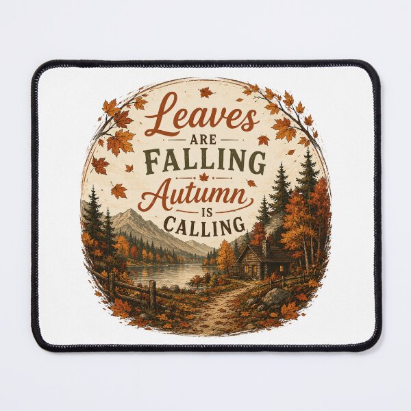 Item preview, Autumn leaves calling by the lake designed and sold by Side Quest Co..