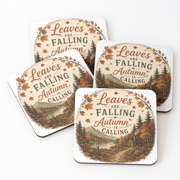 Item preview, Autumn leaves calling by the lake designed and sold by Side Quest Co..