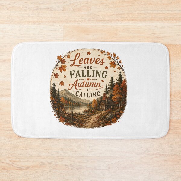 Item preview, Autumn leaves calling by the lake designed and sold by Side Quest Co..