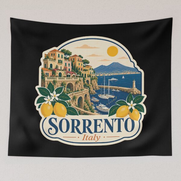 Item preview, Sorrento Italy Mediterranean Paradise Decal designed and sold by turtlestart.