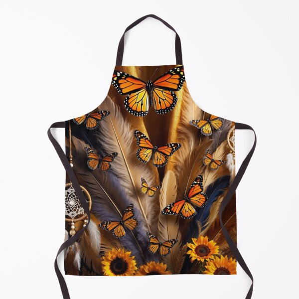 Item preview, Monarch Butterfly Feather Dreamcatcher Art | Rustic Boho Nature Design designed and sold by GalleryPeak.