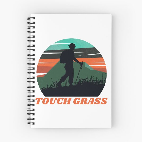 Item preview, Touch Grass Hiker Sunset designed and sold by Heyitsleah88.