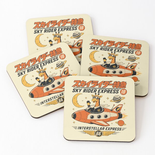 Item preview, Vintage Sky Rider Express Giraffe designed and sold by AwesomeBeyondLimits.