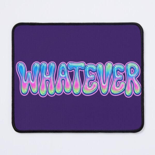 Item preview, Whatever Y2K Glitch Text Nostalgia designed and sold by EraSwayShop.
