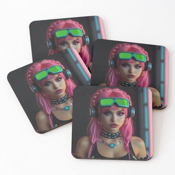 Item preview, Spectral Decora Kawaii Cyber Aesthetic | Anime Cyberpunk Artwork designed and sold by Joy-boy-op.