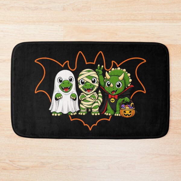 Item preview, Spooky Dino Crew: Cute Ghost, Mummy and Vampire Dinosaur Halloween designed and sold by Fangtasia77.