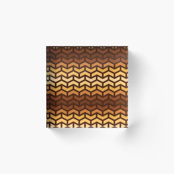 Artikelvorschau, Braunes Chevron-Farbverlaufsdesign entworfen und verkauft von MsChanDesigns.