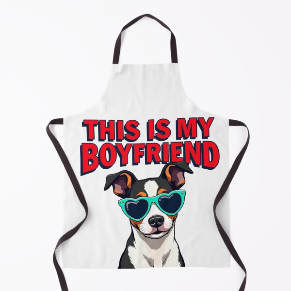 Item preview, Jack Russell Terrier in sunglasses with This Is My Boyfriend text designed and sold by Prints by Mat.