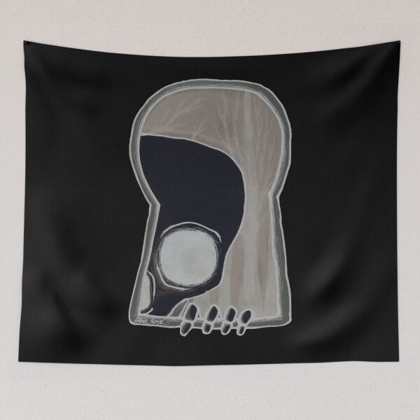 Item preview, Death Looking Through The Keyhole Inverted designed and sold by Grimmlar.
