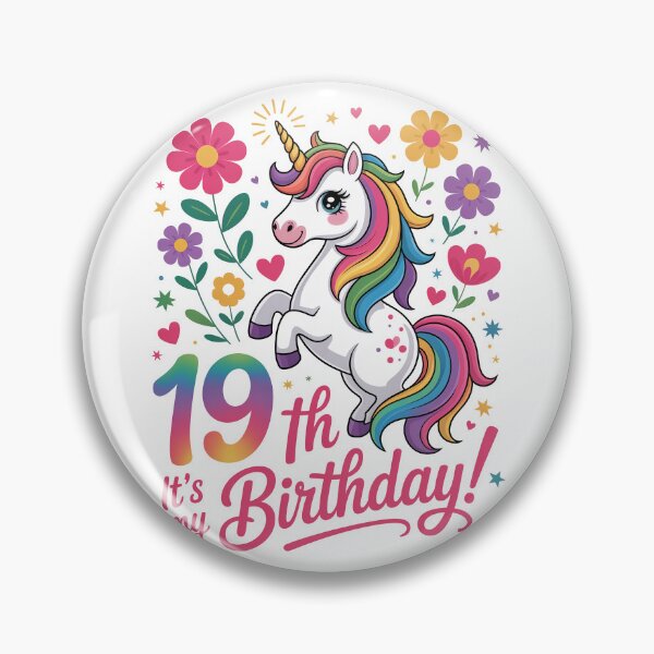 Item preview, 19h Birthday Unicorn designed and sold by jkrphoto.