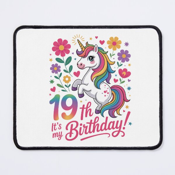 Item preview, 19h Birthday Unicorn designed and sold by jkrphoto.