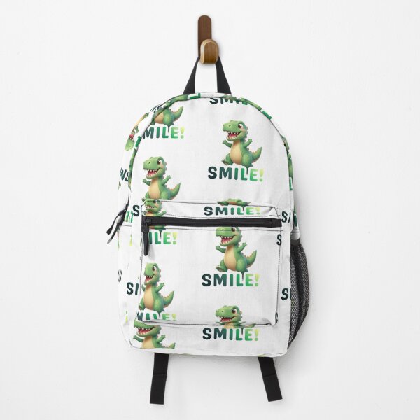 Item preview, SMILE! Happy Chibi Dinosaur Motivational Art designed and sold by Opie-Adn.