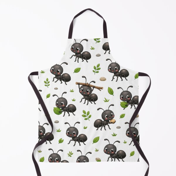 Item preview, Cute Kawaii Ant Adorable Garden Insects Seamless Pattern designed and sold by Seculinator.