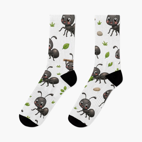 Item preview, Cute Kawaii Ant Adorable Garden Insects Seamless Pattern designed and sold by Seculinator.