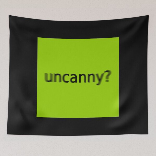 Item preview, Supreme Green Uncanny Question Mark Square designed and sold by Dancing Papaya.