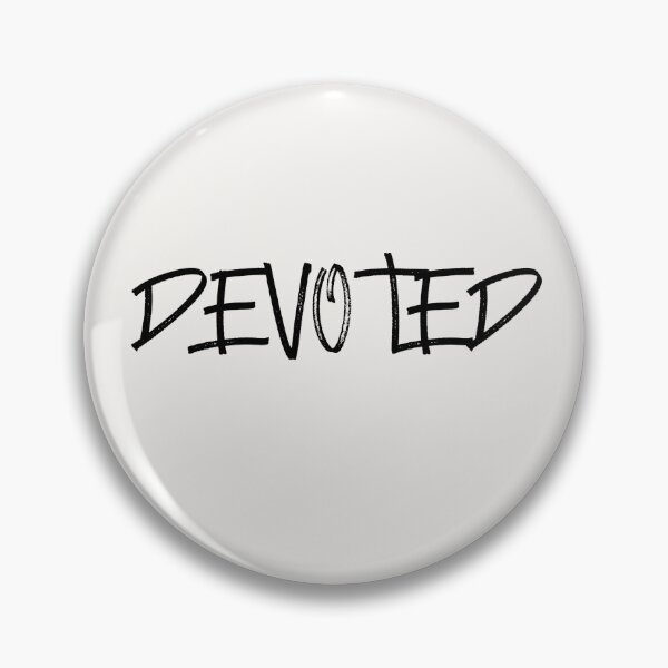 Item preview, DEVOTED Minimal Typography Design Modern Aesthetic Statement Word Art Clean Text Print designed and sold by KleanGirlAesthetics.