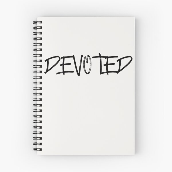 Item preview, DEVOTED Minimal Typography Design Modern Aesthetic Statement Word Art Clean Text Print designed and sold by KleanGirlAesthetics.