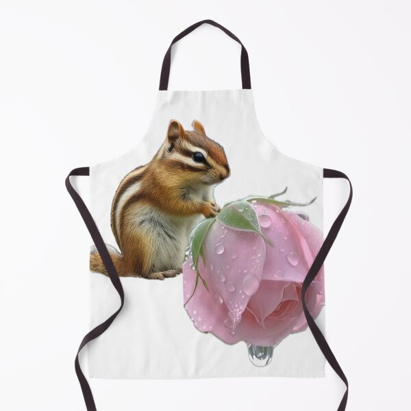 Item preview, squirrel with flower designed and sold by Thuraya Designs.