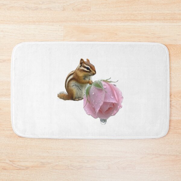 Item preview, squirrel with flower  designed and sold by Thuraya Designs.