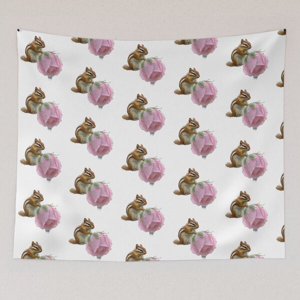 Item preview, squirrel with flower  designed and sold by Thuraya Designs.