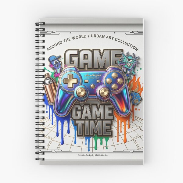 Item preview, Game time:Iridescent gaming controller urban art-game gift designed and sold by premierhubhub.
