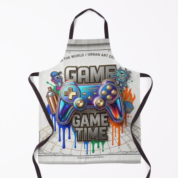 Item preview, Game time:Iridescent gaming controller urban art-game gift designed and sold by premierhubhub.
