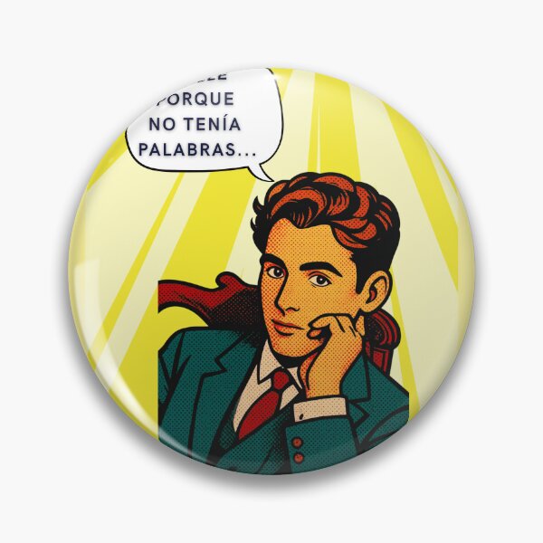 Item preview, Federico Garcia Lorca Pop Art Comic Style Literature Design designed and sold by Clauzierra.
