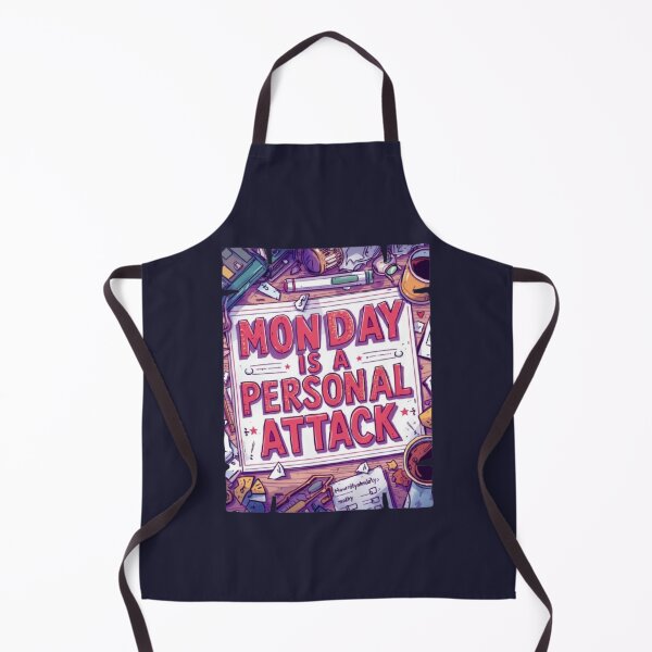 Item preview, Monday Is A Personal Attack Funny Relatable Office Quote Art designed and sold by Miheerala.