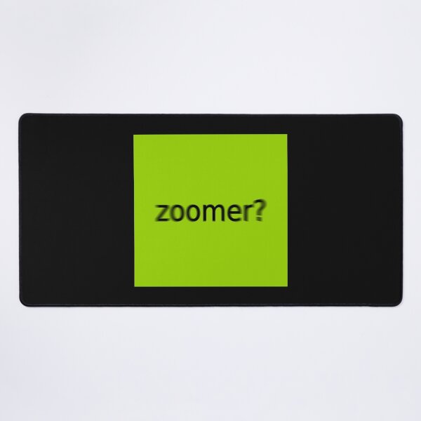 Item preview, Supreme Green Zoomer Question Mark Square designed and sold by Dancing Papaya.