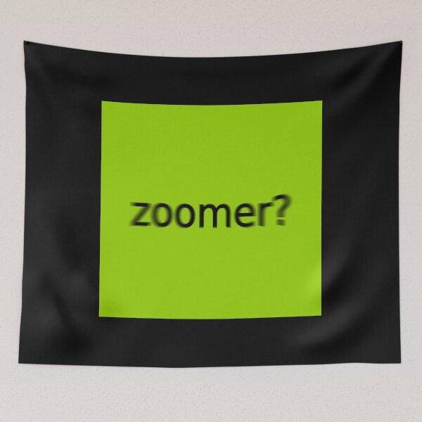 Item preview, Supreme Green Zoomer Question Mark Square designed and sold by Doctor Schtrudel.