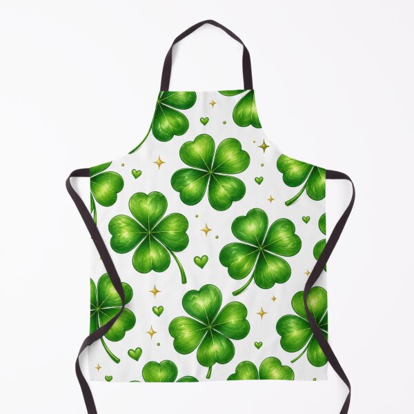 Item preview, Four Leaf Clover Irish Shamrock Magic Lucky Seamless Pattern designed and sold by Seculinator.