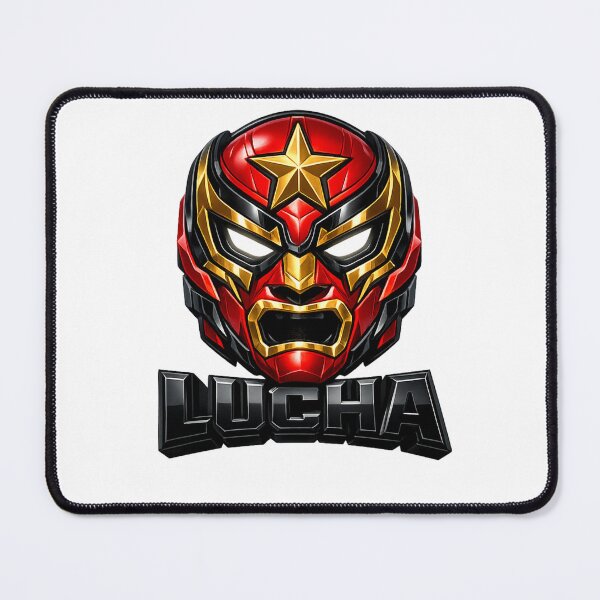 Item preview, Crimson Thunder Lucha Power Mask designed and sold by Dresut.