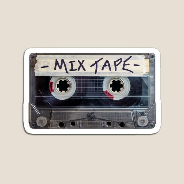Item preview, Vintage Mix Tape Cassette – Retro 1980s/1990s Audio Tape Isolated on Transparent Background designed and sold by PIXEL POP DESIGNS - Beyond the Norm!.