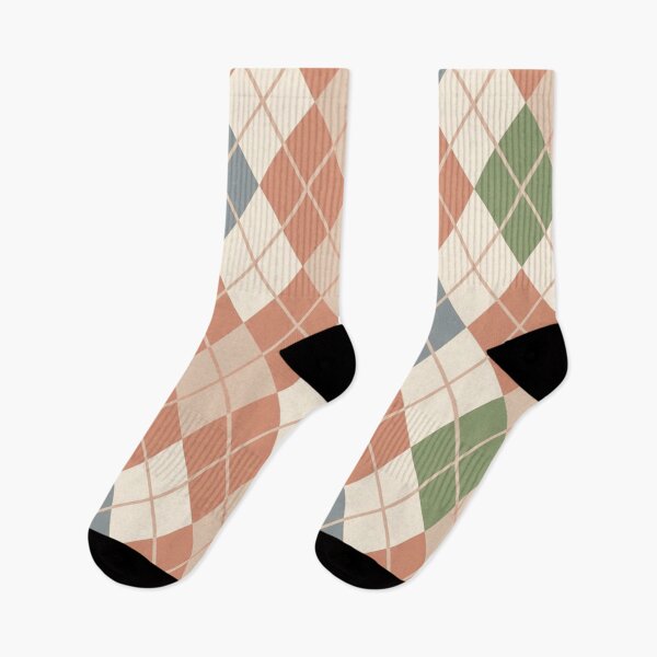 Item preview, Argyle in Earthy pastels  designed and sold by Roxburylane.