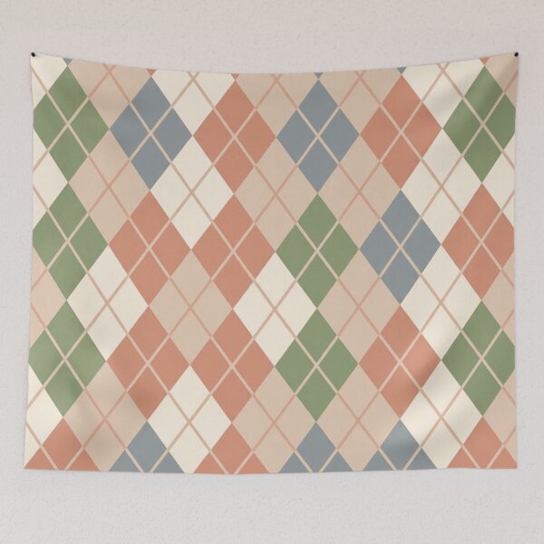 Item preview, Argyle in Earthy pastels  designed and sold by Roxburylane.