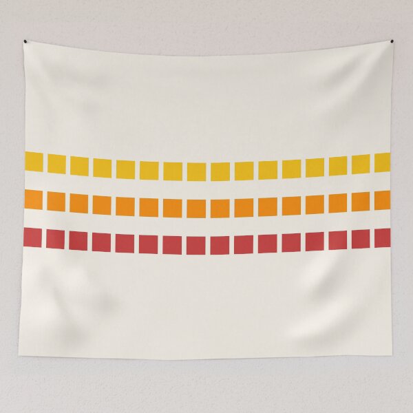 Item preview, Yellow, orange & red boxes on cream designed and sold by Mint + Midnight.