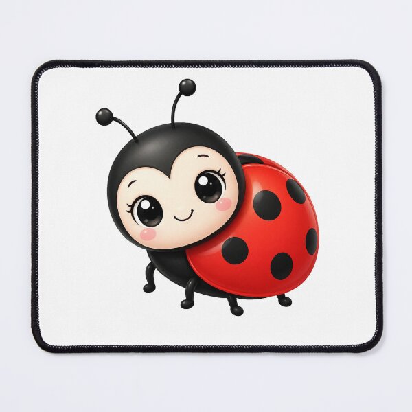 Item preview, Cute Kawaii Ladybug Adorable Happy Little Garden Bug designed and sold by Seculinator.