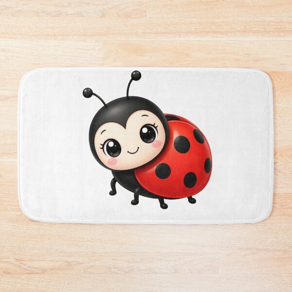 Item preview, Cute Kawaii Ladybug Adorable Happy Little Garden Bug designed and sold by Seculinator.
