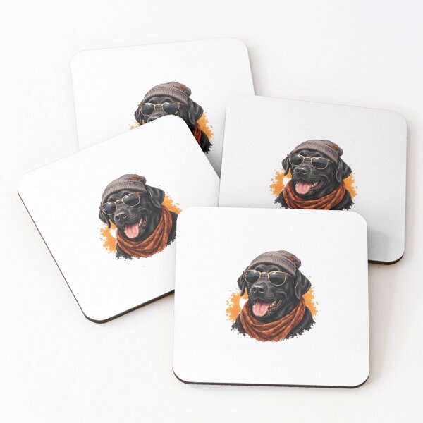 Item preview, CSK 27 Cool Labrador – Hipster Dog with Beanie and Sunglasses designed and sold by CSK27.