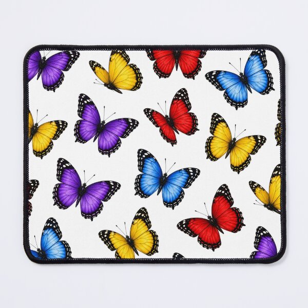 Item preview, Colorful Monarch Butterfly Garden Nature Summer Seamless Pattern designed and sold by Seculinator.