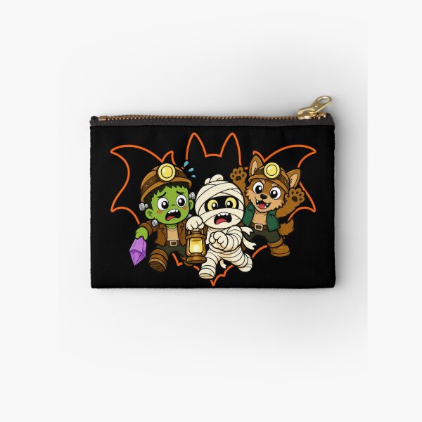 Item preview, Monster Mining Club: Cute Miner, Mummy and Werewolf Halloween designed and sold by Fangtasia77.
