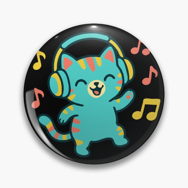 Item preview, Synth Tabby Music Passion - Sticker Pack - Tee designed and sold by RedStreamStudio.