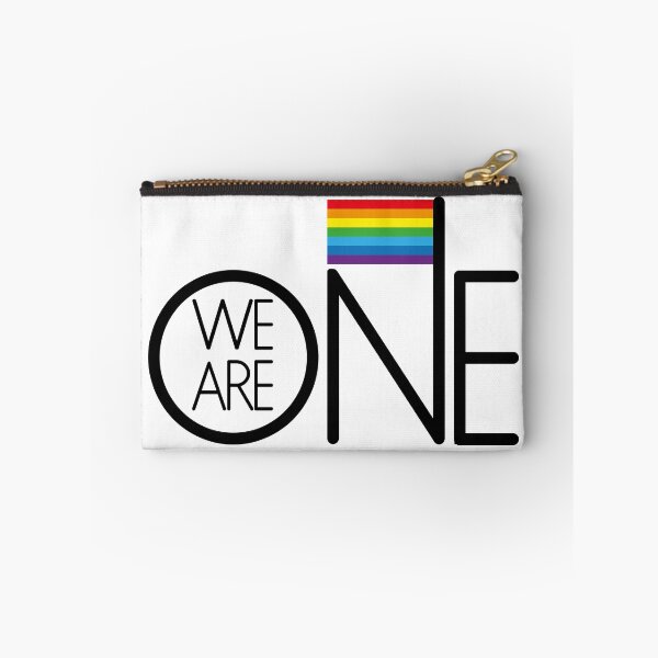 Item preview, We are one rainbow flag logo designed and sold by Konopikyu.