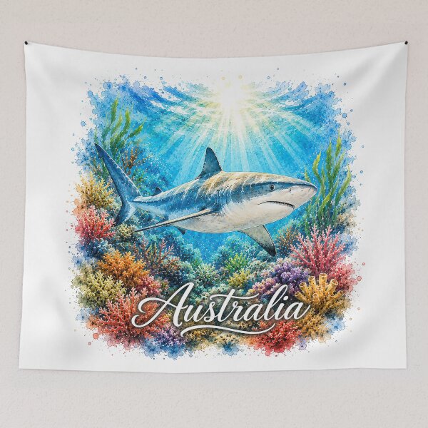Item preview, Beneath the Aussie Blue – Australian Ocean Wildlife Souvenir Gift designed and sold by Holiday-Hunter.