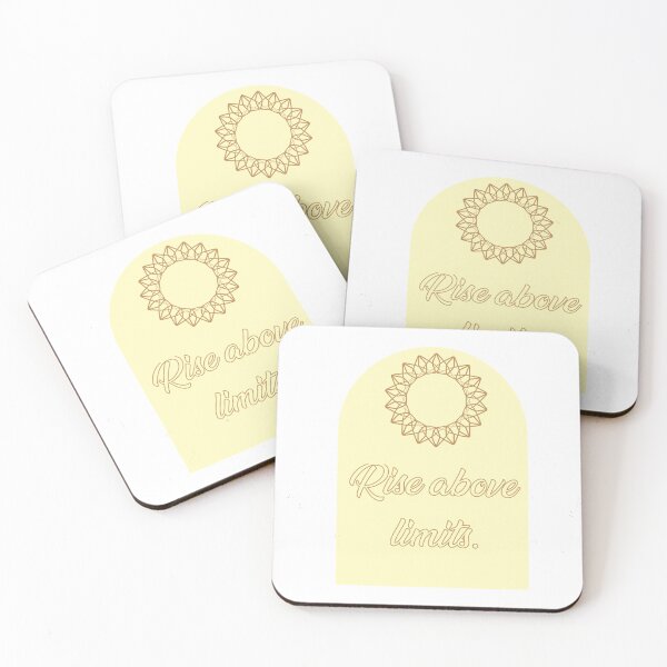 Item preview, Rise Above Limits: Positive Motivational Sticker designed and sold by YumeKitsune.