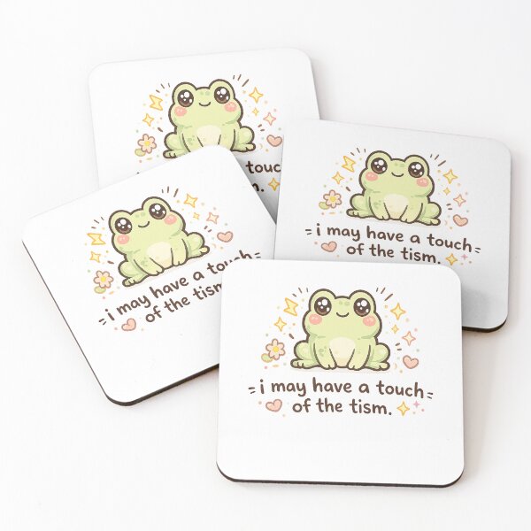 Item preview, Touch of the Tism Frog designed and sold by Strong-GYM.
