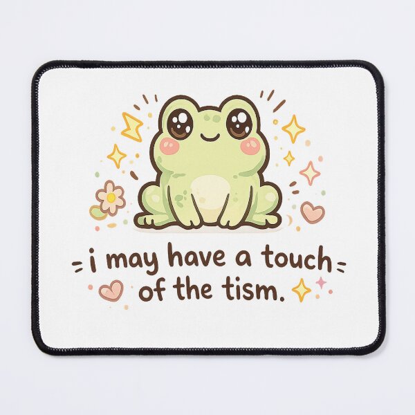 Item preview, Touch of the Tism Frog designed and sold by Strong-GYM.